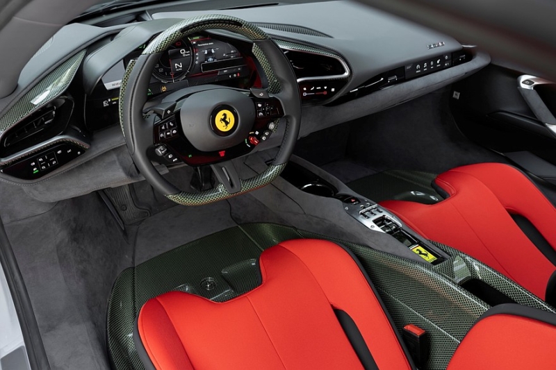 Уникальный суперкар Ferrari SC40: дизайн в духе Ferrari F40 и техника от Ferrari 296 GTB